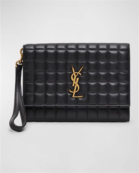 ysl wristlet pouch|ysl pouch small.